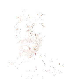 Orphans 02. From the Orphans Series of Photographs by Dylan Strickland. Beauty photography with original photograph removed, leaving only edits.